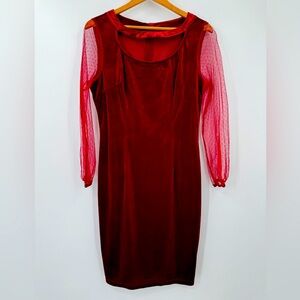 Brand New - Cherry Colored Dress. Perfect for any occasion